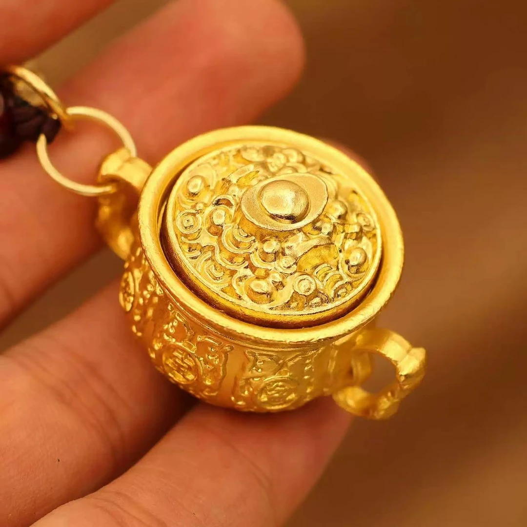 【九月】新款聚寳盆转转随身挂饰汽车钥匙扣挂件创意礼品十二生肖