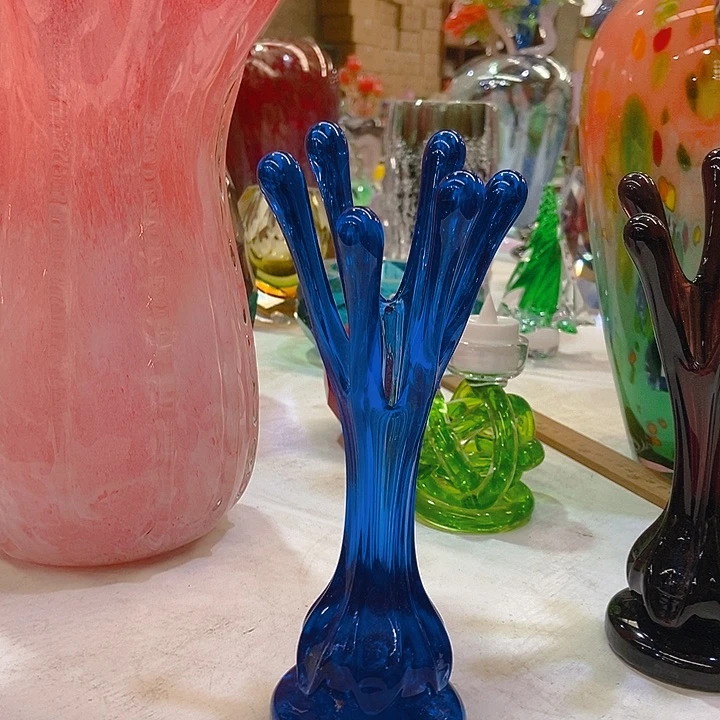 琉璃高度21厘米树杈花瓶