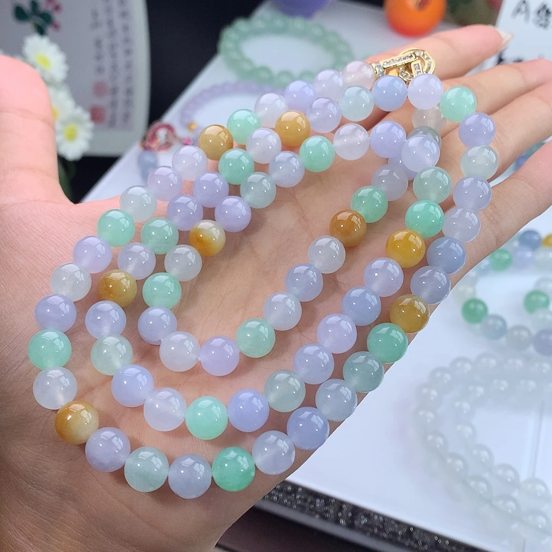 未镶嵌手链翡翠冰多宝项链