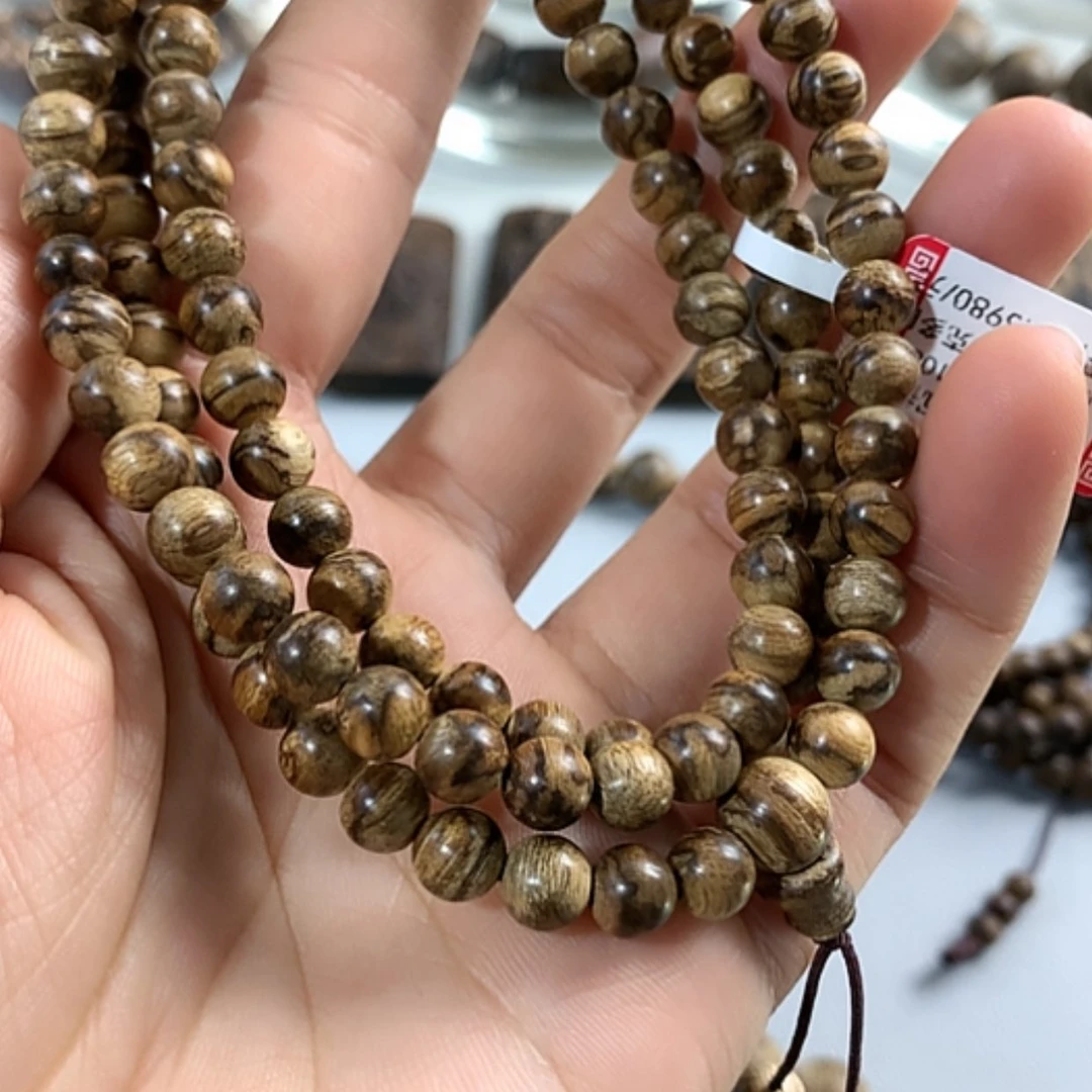 【闪购商品】沉香手串米*达拉干沉香0.65，12.5克多圈