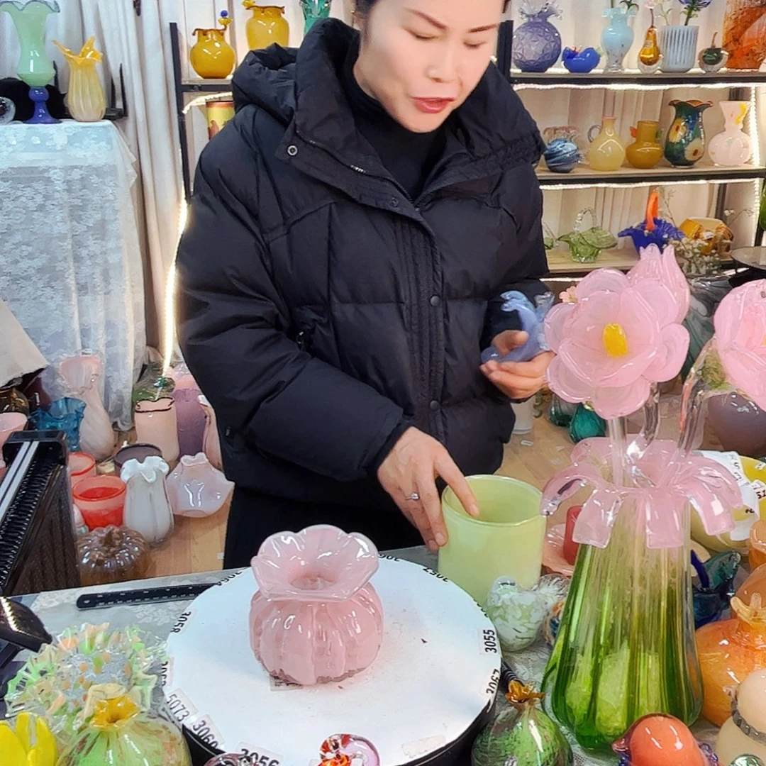 瓶家悦美居琉璃摆件