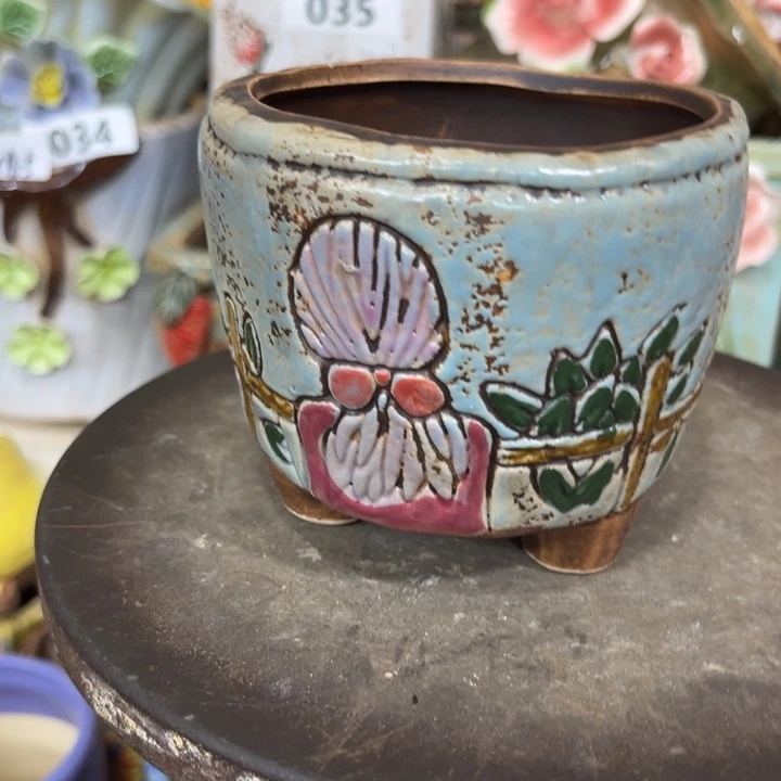 紫砂花盆粗陶材质多肉花盆