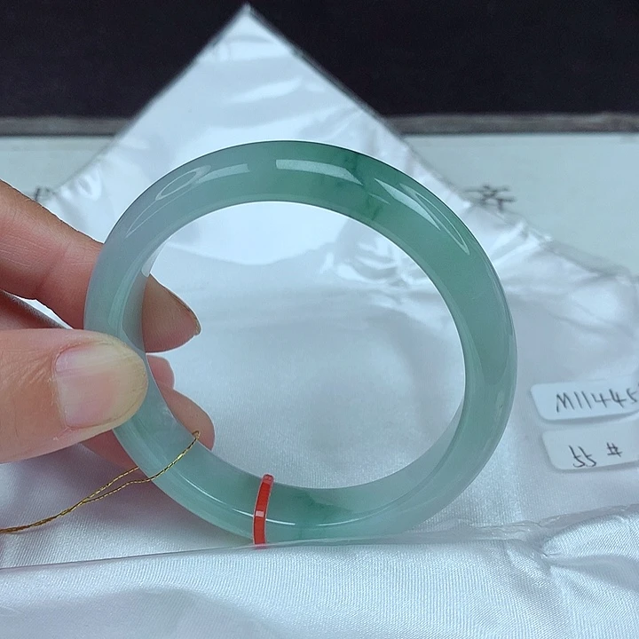 翡翠未镶嵌手镯55圈4458