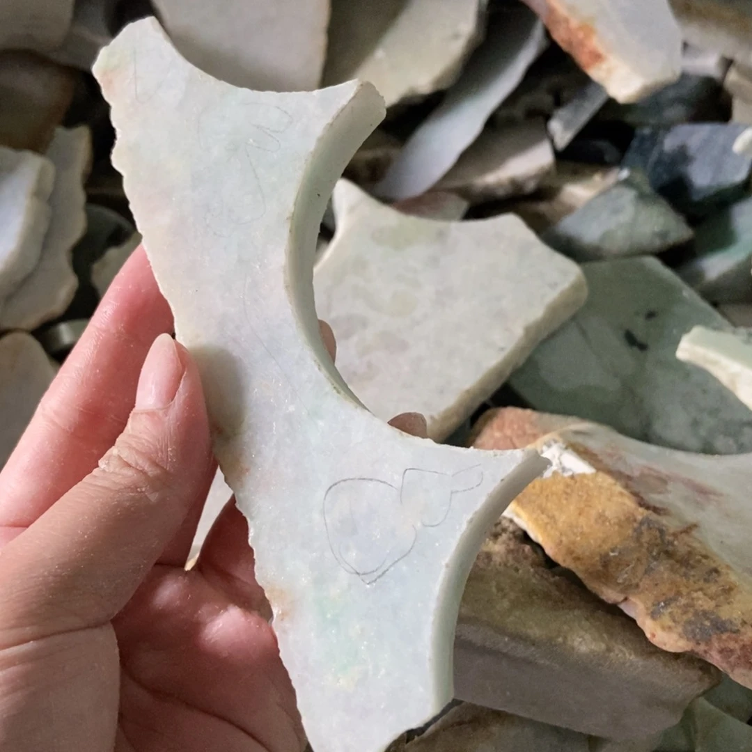 翡翠未镶嵌吊坠(不含链)天然翡翠