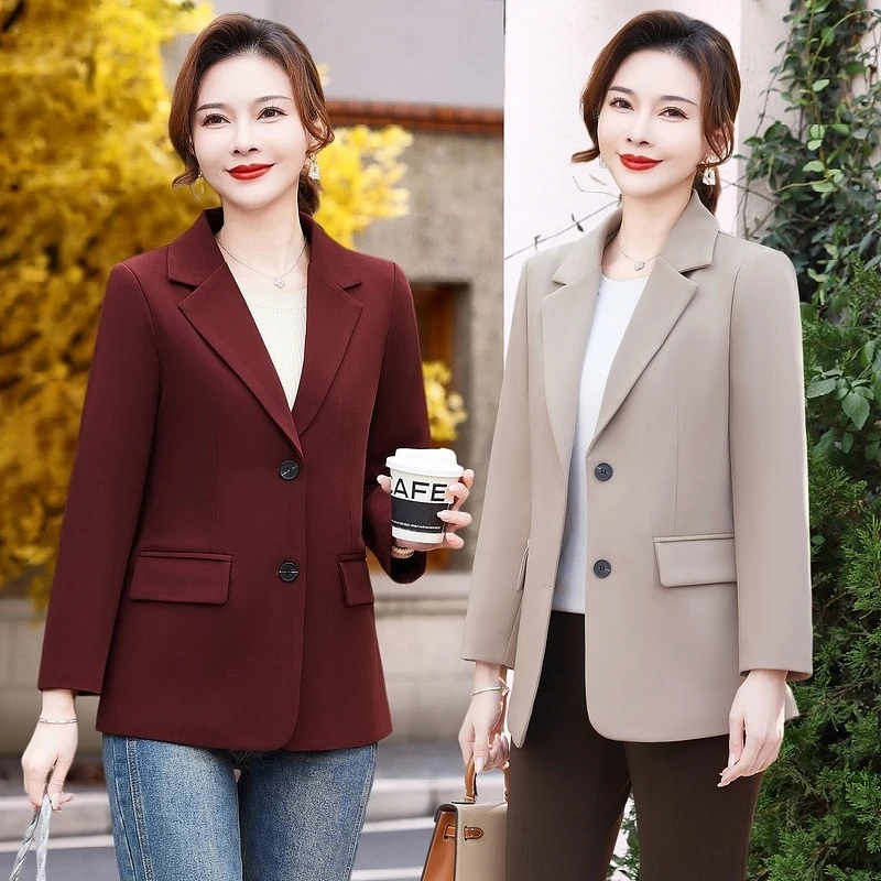 小西装外套女2025春秋新款职业气质高级感上衣小个子短款女士西服