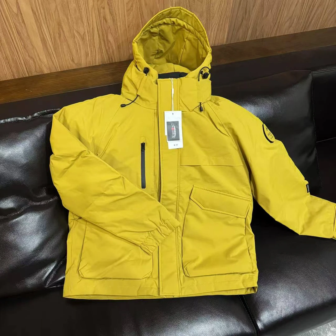 【反季】男女同款90白鸭绒羽绒服连帽石墨烯发热保暖外套XY3325