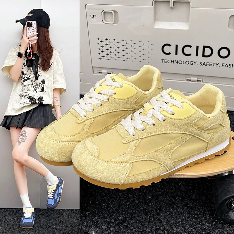 透气街头风系带休闲鞋夏季时尚休闲鞋德训鞋阿甘鞋