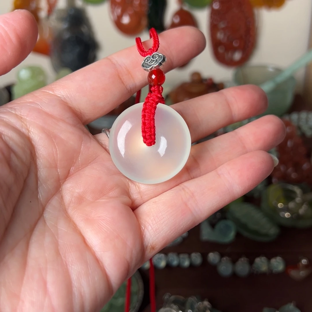 蛇纹石玉吊坠(赠链)未镶嵌