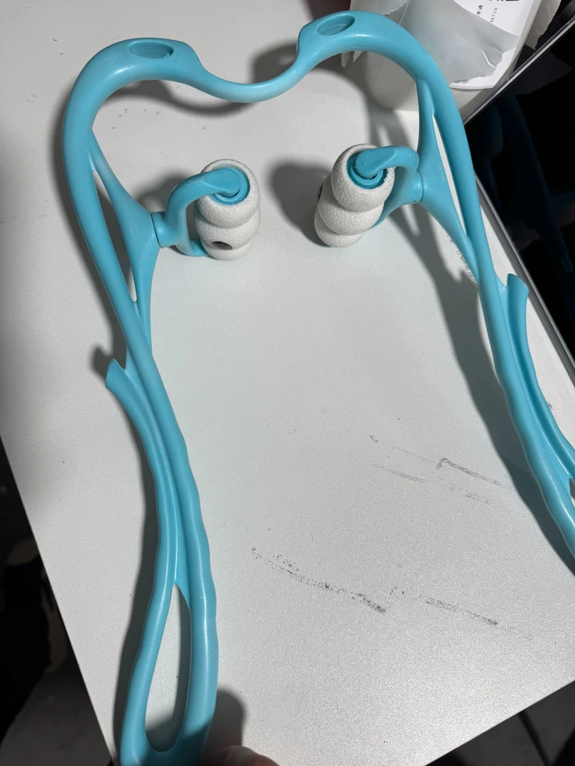 颈椎按摩器手动夹脖子