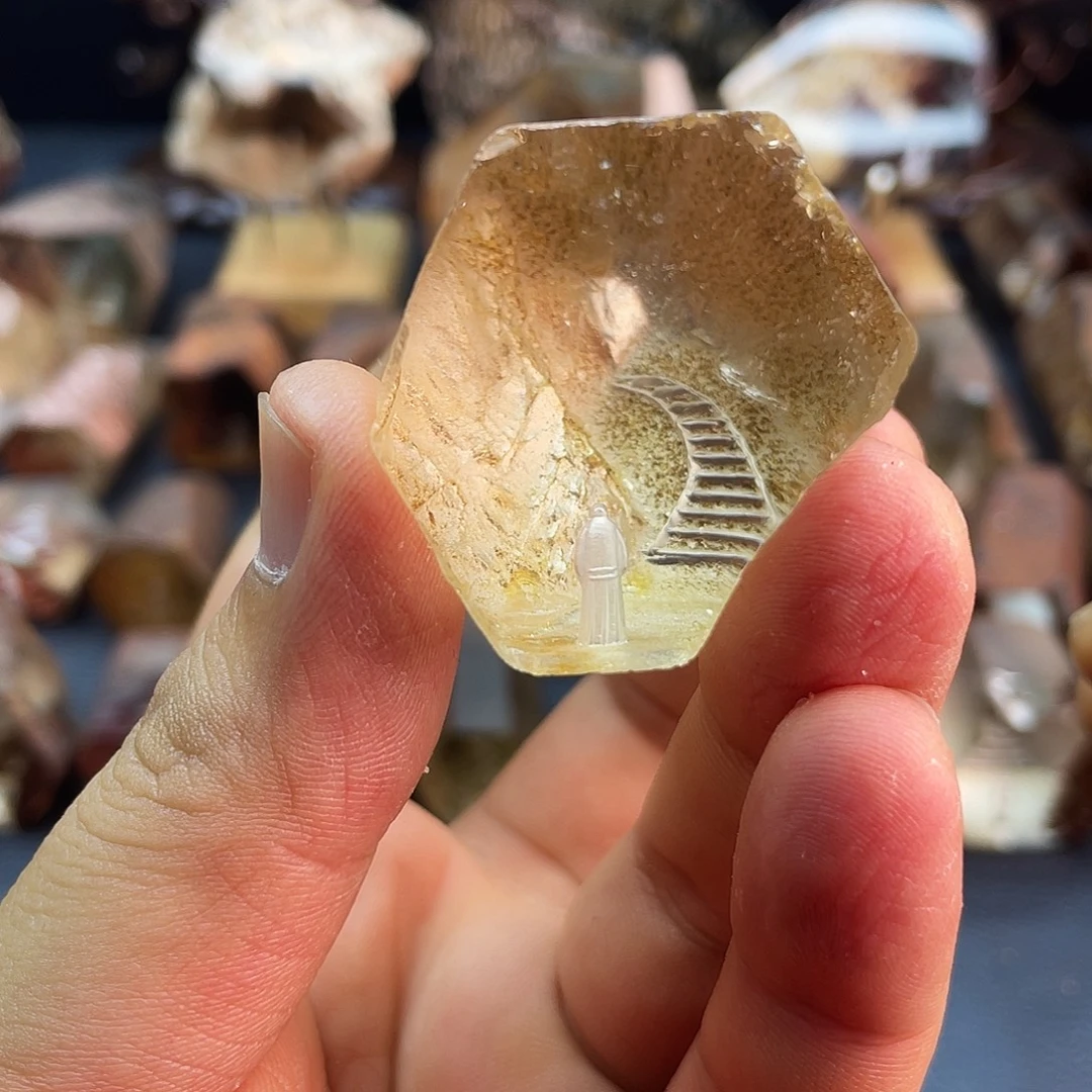 水晶未镶嵌珠宝半成品