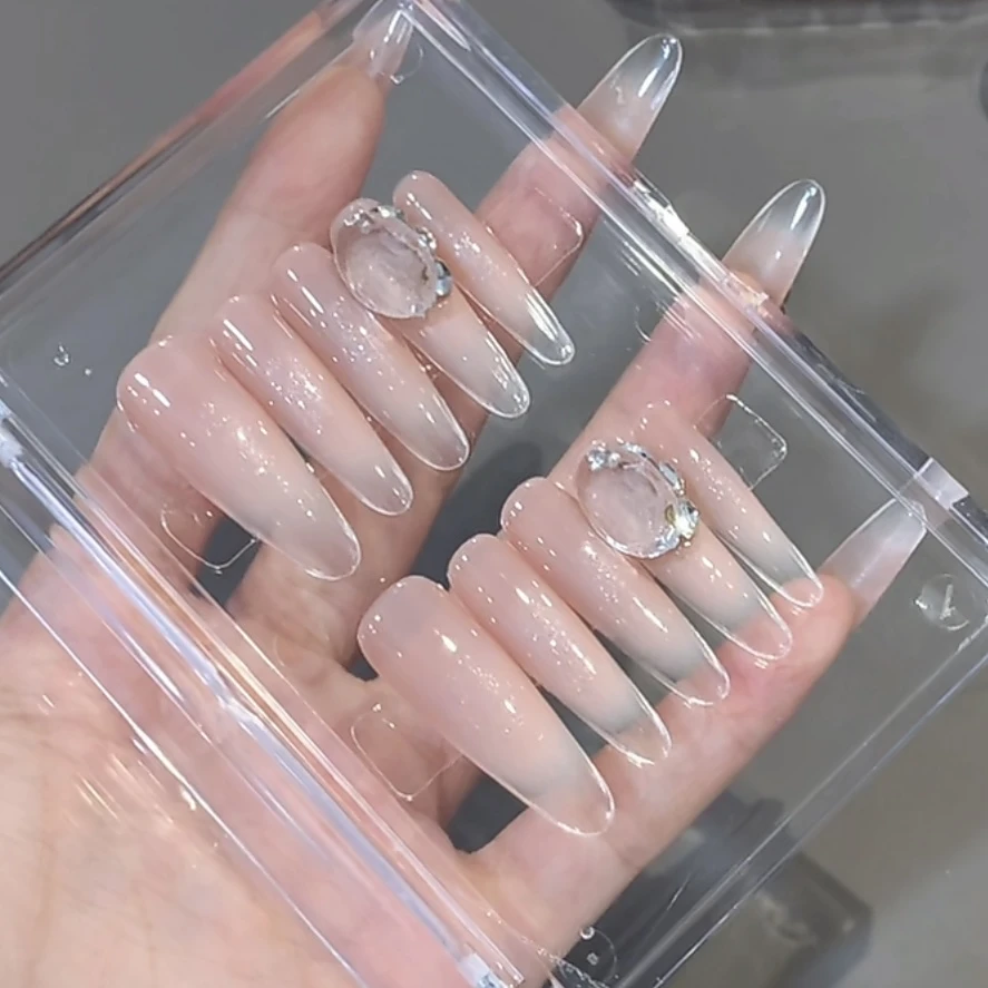 【月下】美的不可方物！纯手工穿戴甲