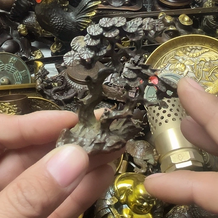 顺顺利利，铜器摆件