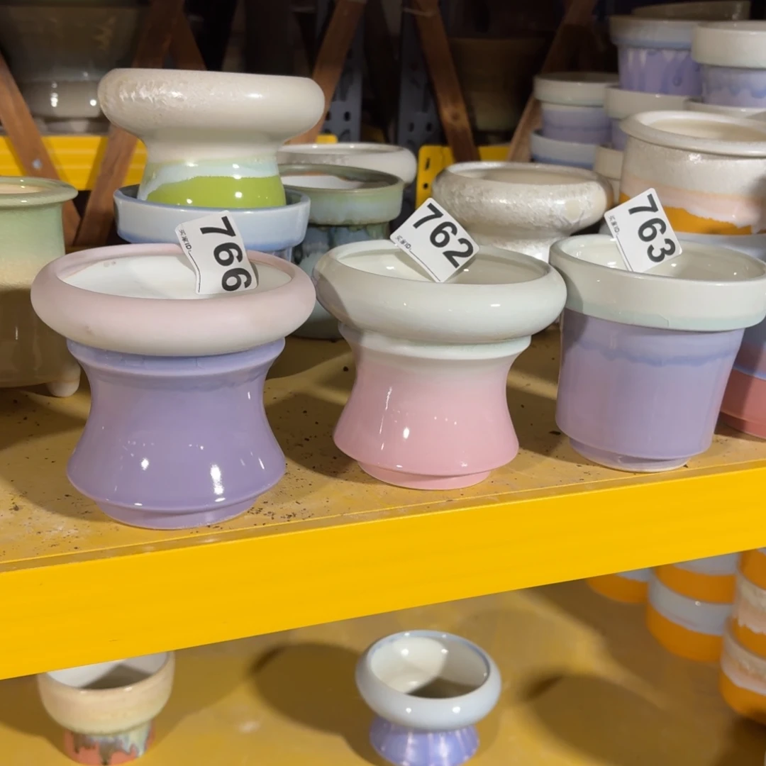 微***i景德镇多肉花盆766瑕疵➕762+763