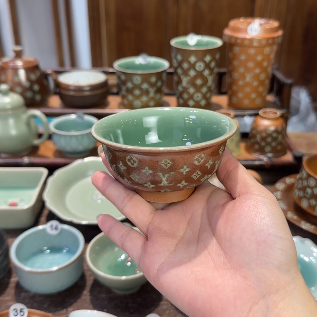 ****红龙泉青瓷小满青瓷