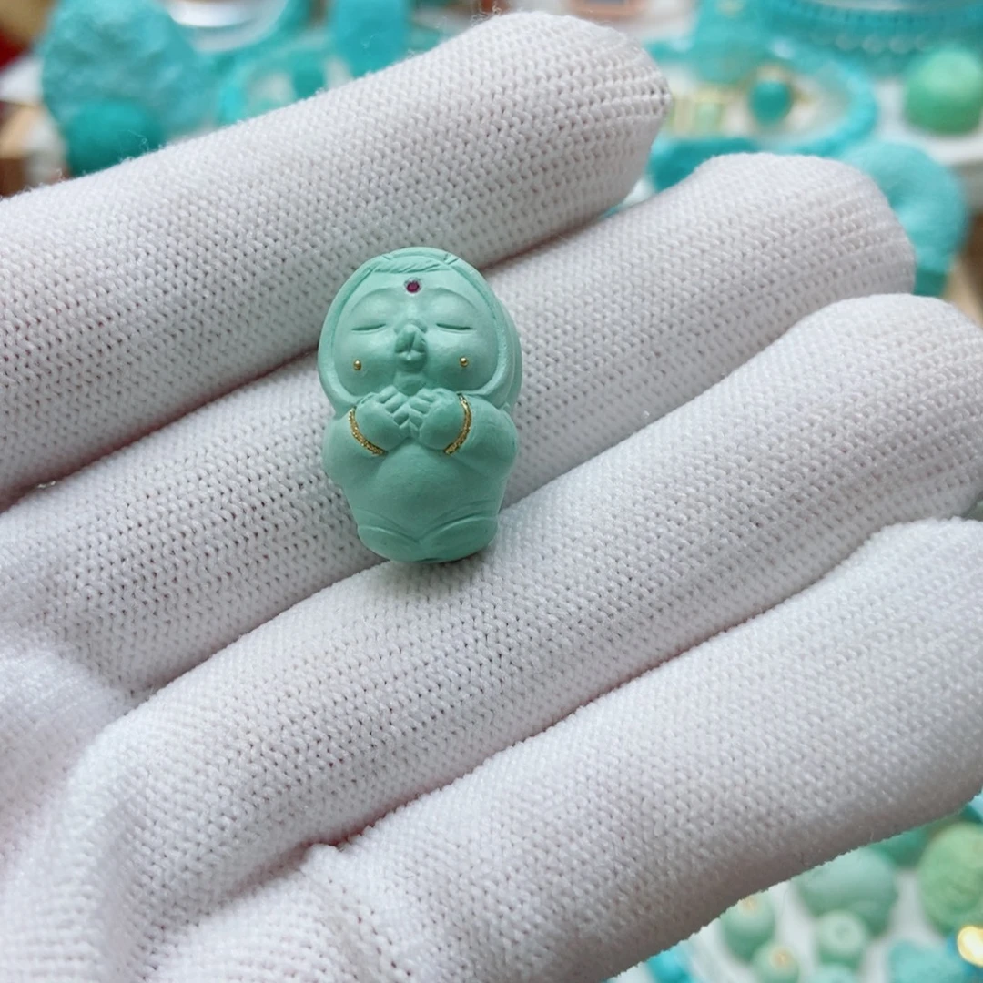 绿松石未镶嵌嘟嘟