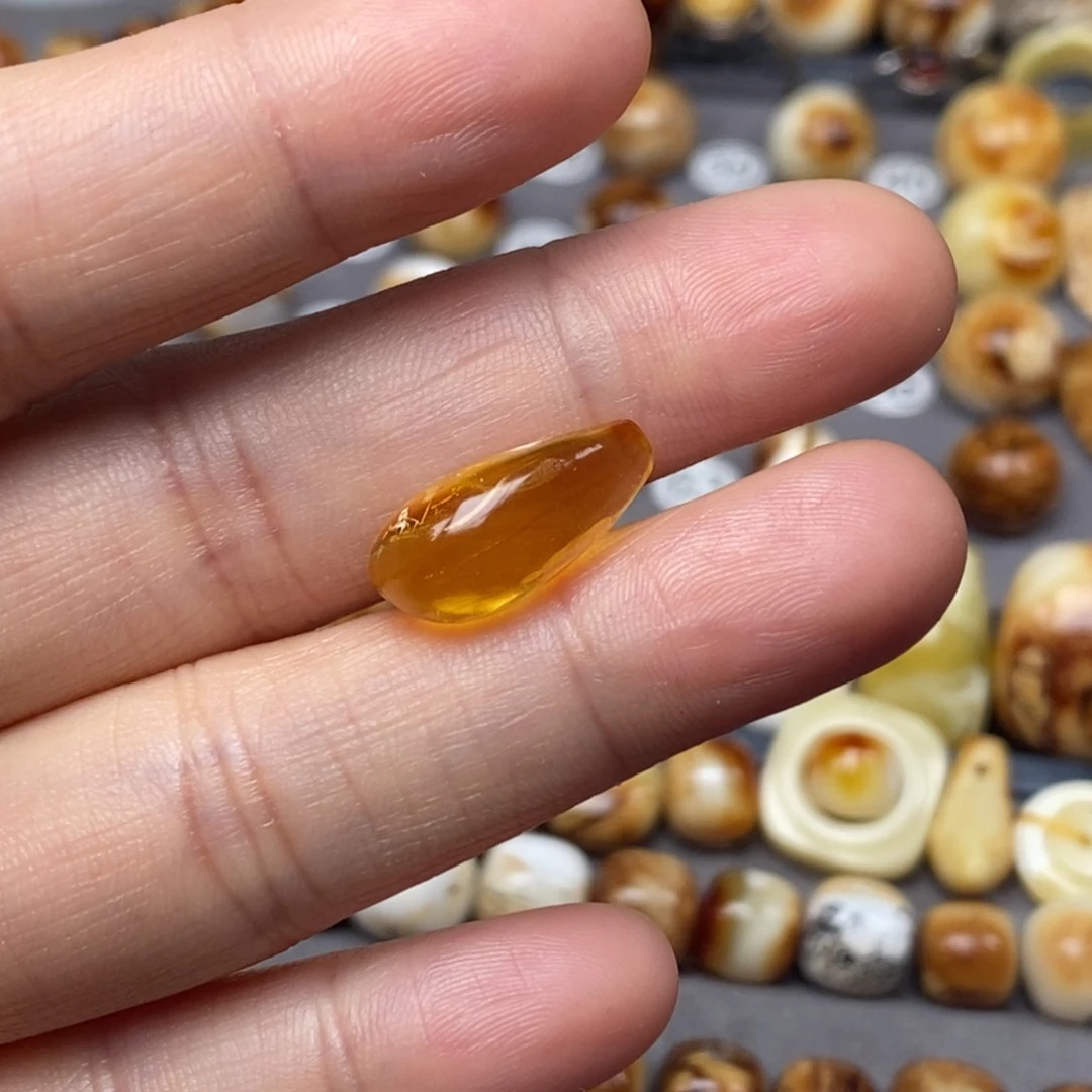 琥珀未镶嵌手链卡子