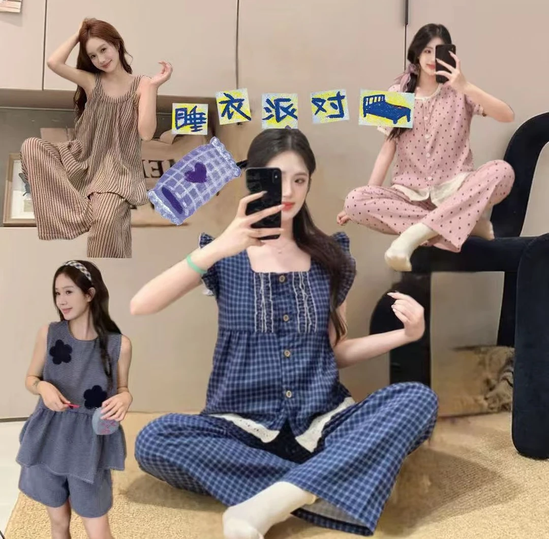2.200-220【品牌高货，春季新款】高品质睡衣女套装找到对应编号拍下