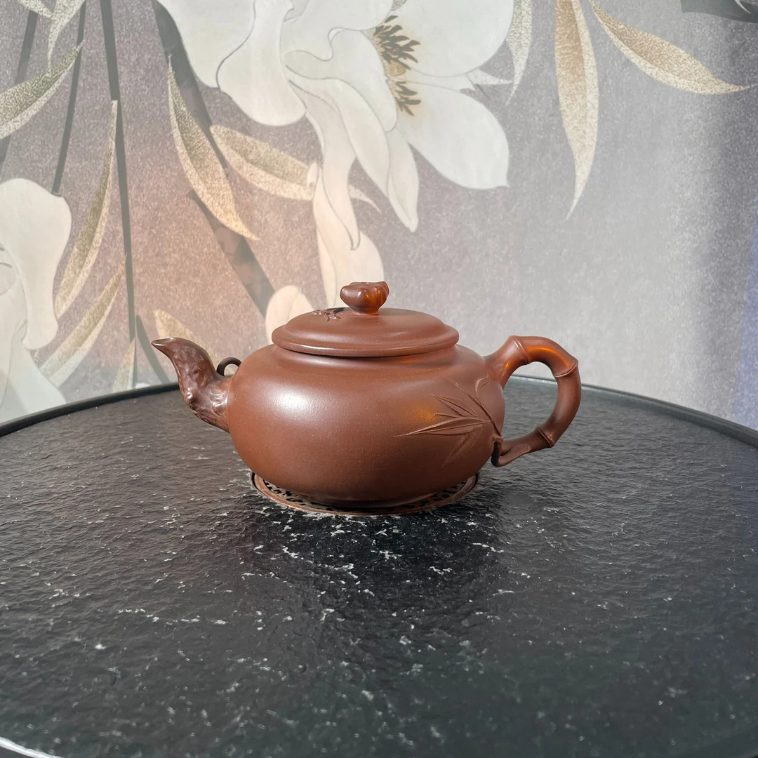 121号 黑 紫砂壶 400cc