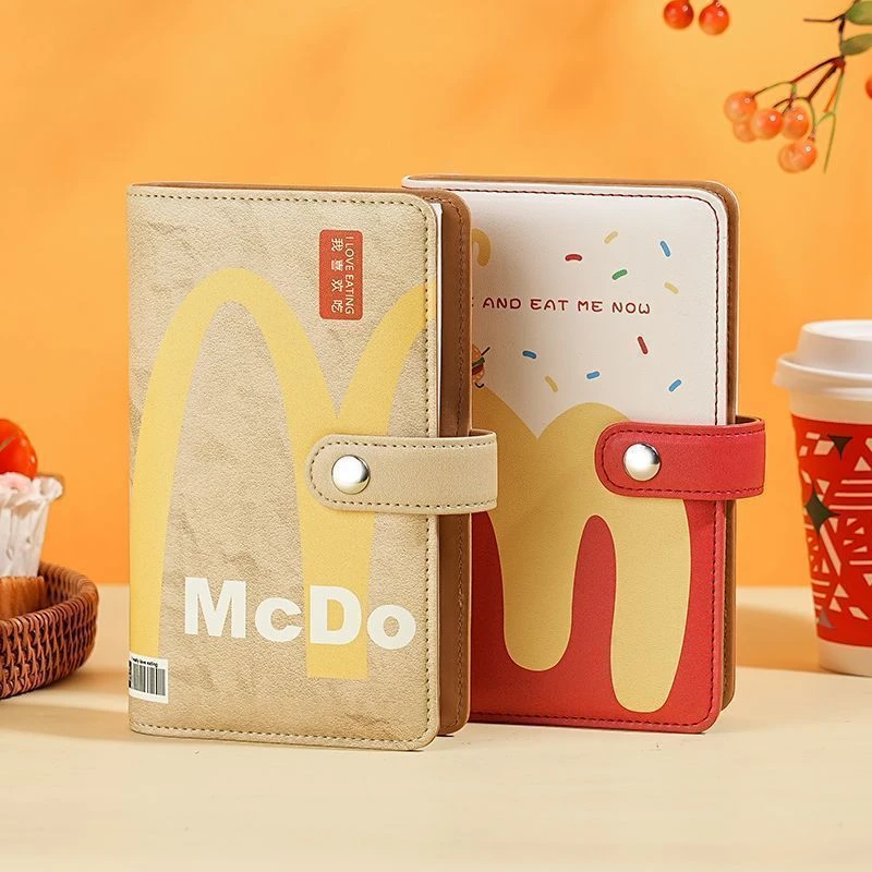 疯狂麦当当2025款新款大容量钱包现金存钱本记账册创意收纳攒钱本