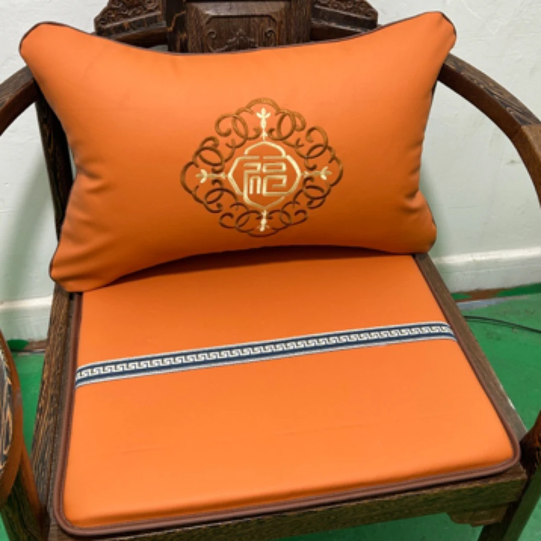 中式红木沙发皮坐垫定制四季通用夏季凉席红木实木椅沙发凉席垫