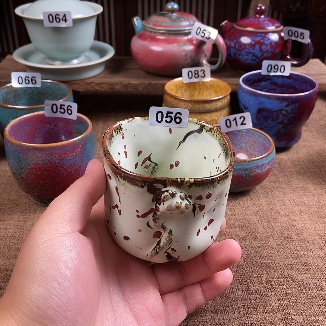 :***哥瓷片钧瓷茶壶茶具