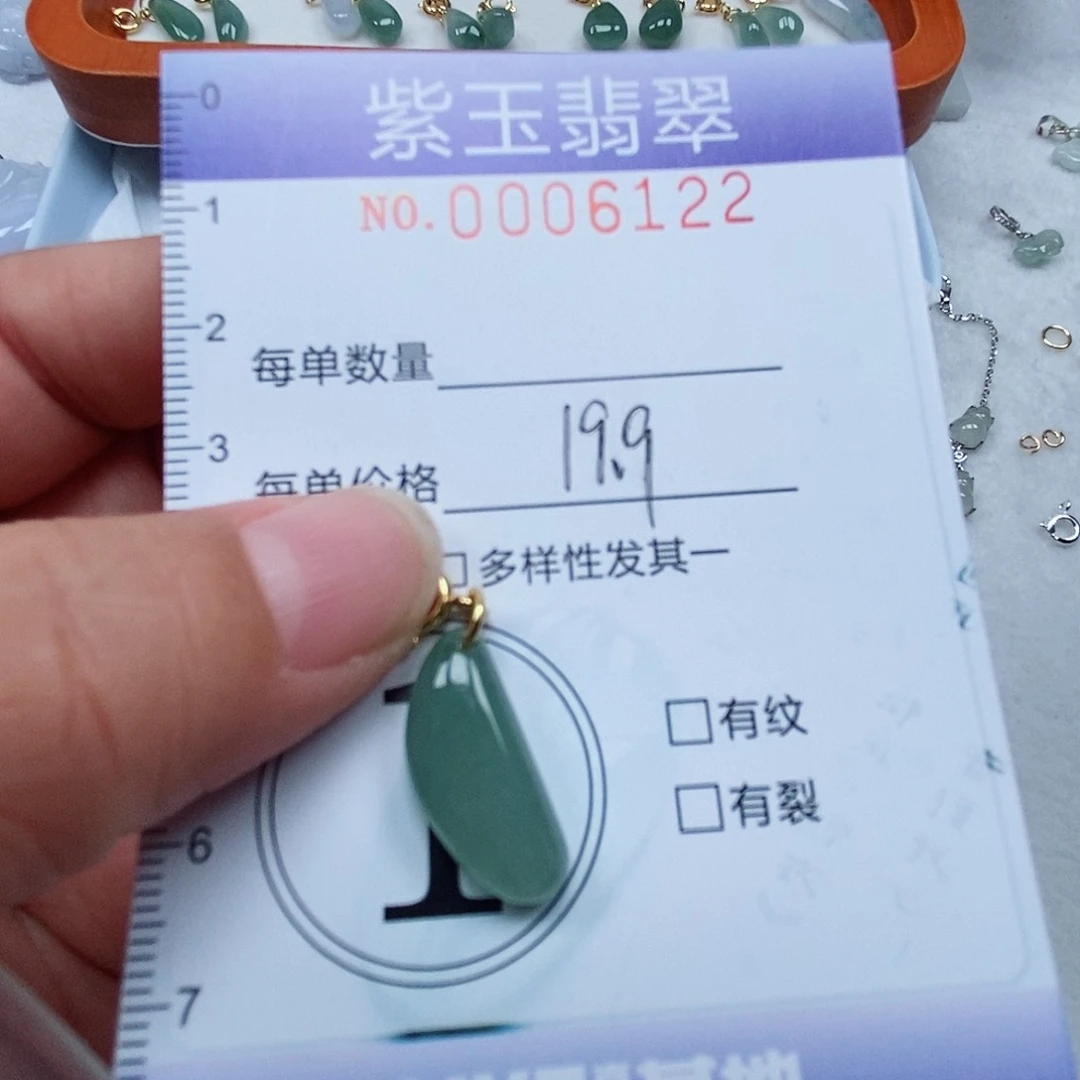 颈饰未镶嵌翡翠冰透随行
