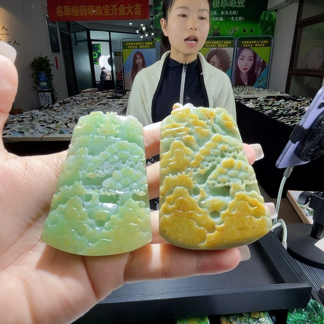 颈饰未镶嵌翡翠多样性随机发货