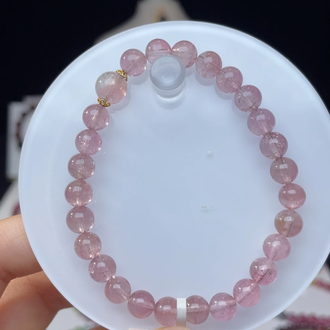 未镶嵌手串碧玺6.8mm±