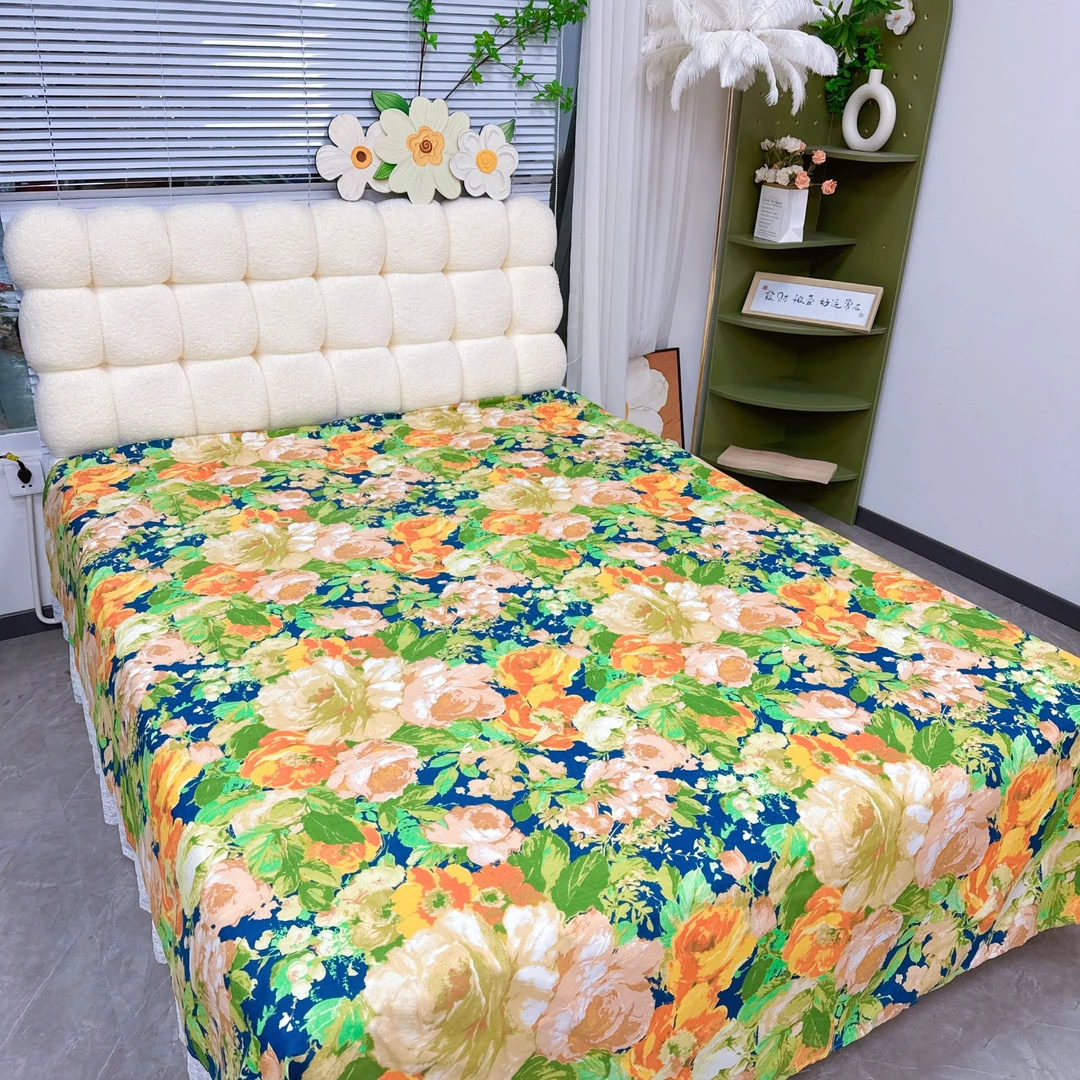 床单单件秋冬款磨毛双人床单学生宿舍柔软亲肤加大被单