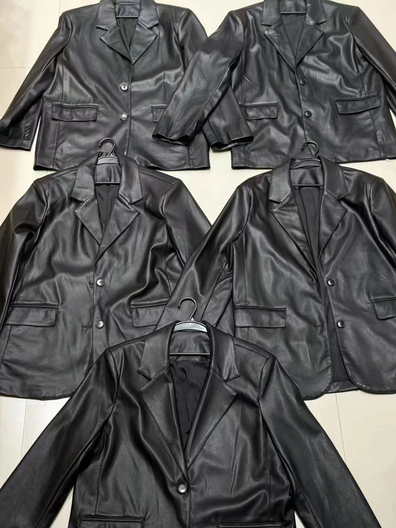 未来春款西服皮衣外套