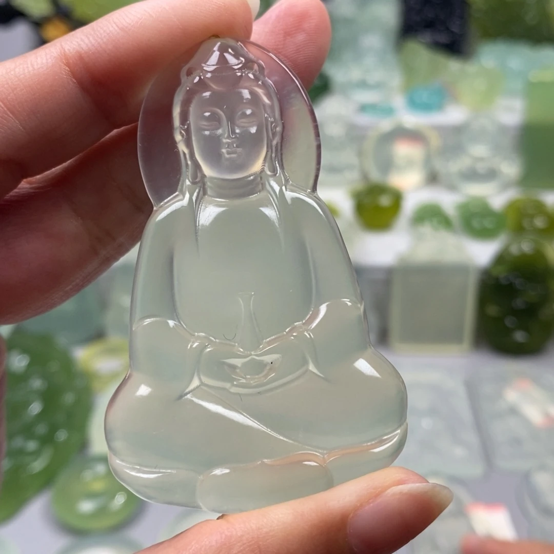 用***5蛇纹石玉未镶嵌颈饰