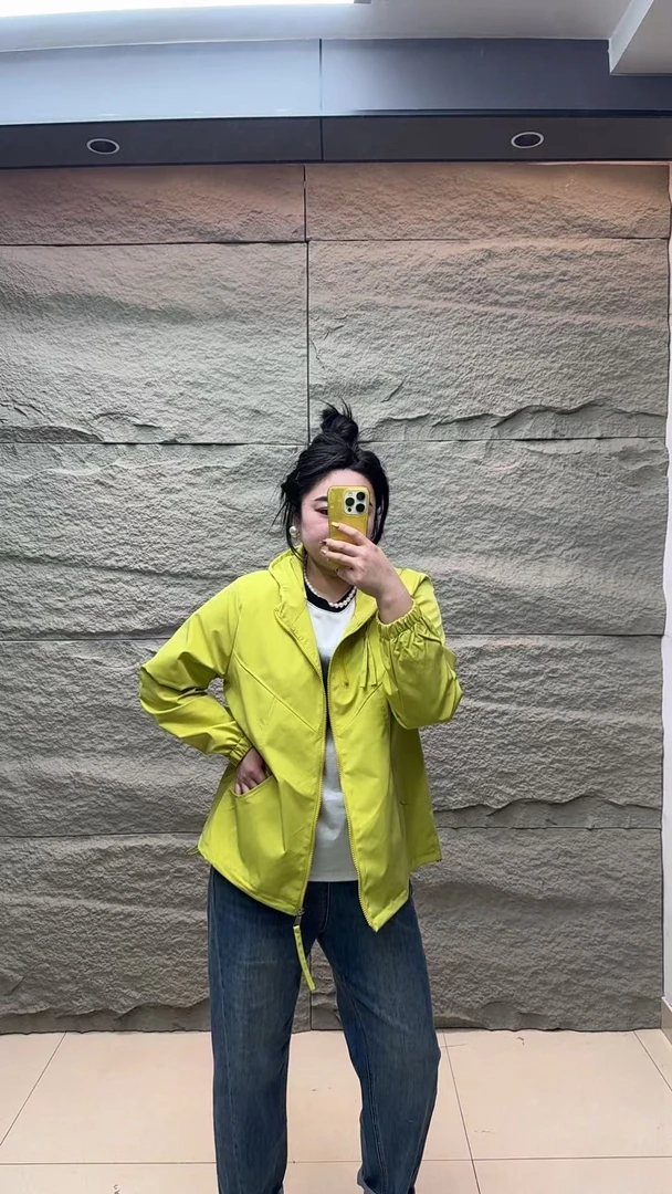 2025春季新款短外套运动休闲女士宽松百搭透气时尚连帽春秋女款