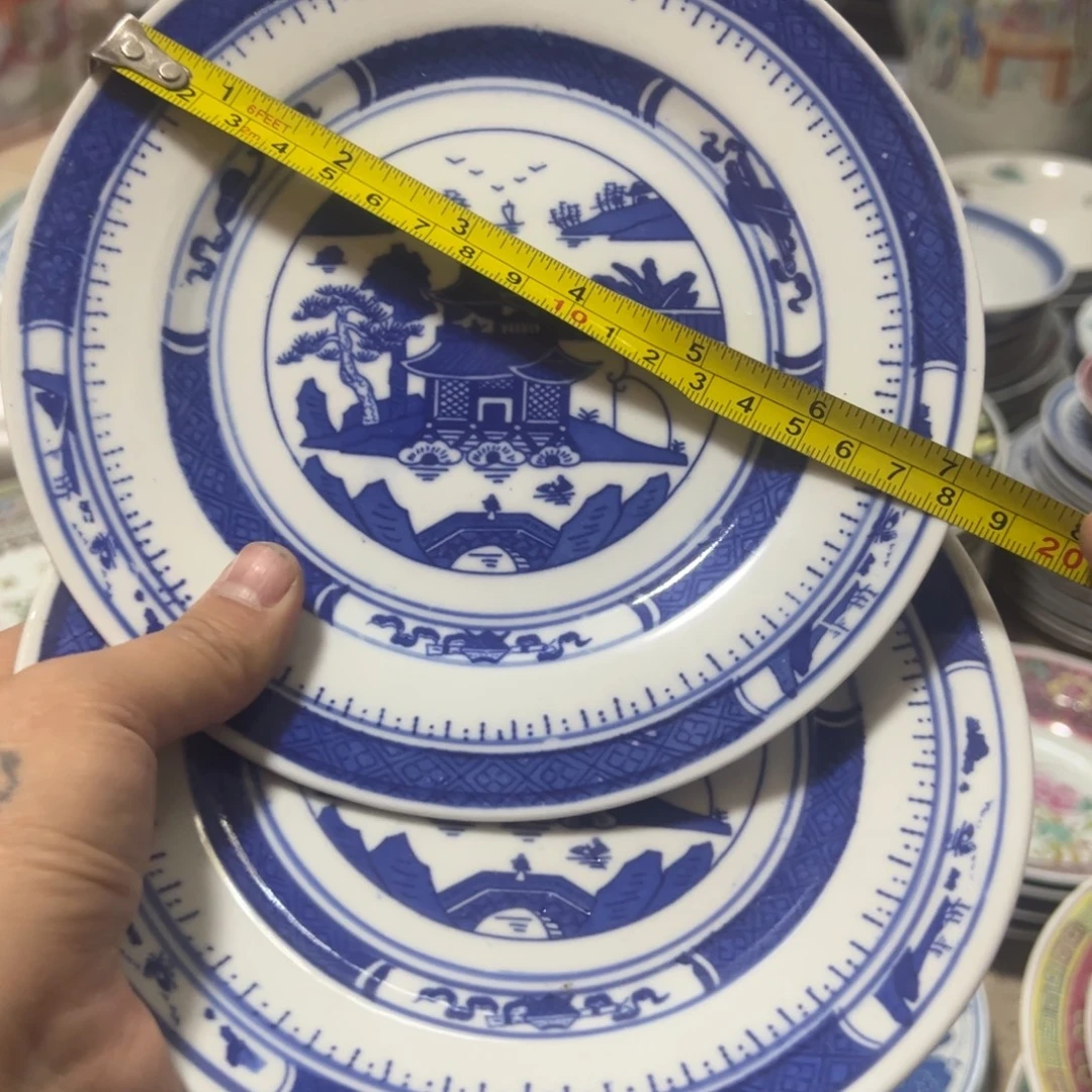 其他陶18厘米梧桐平盘2个 中国款