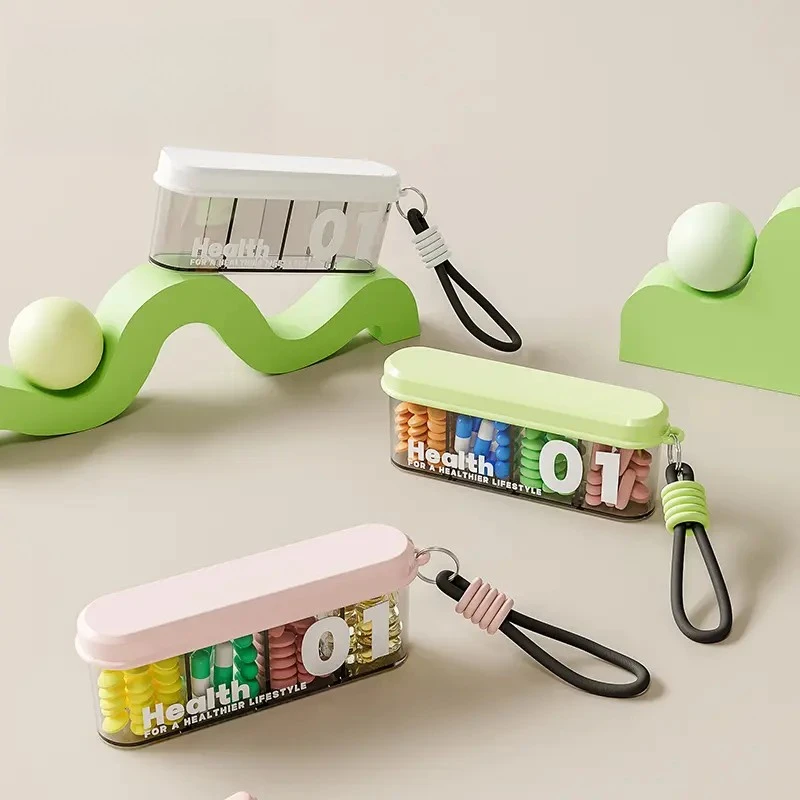 药盒分格迷你随身小药盒药品一日三次密封药丸创意卡通药盒携带