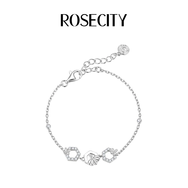 铜合金手链 ROSECITY有财花手链女原创设计百搭高级感轻奢配饰