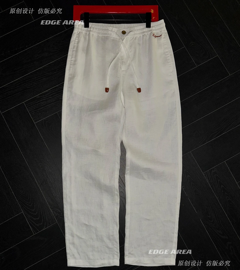 【EDGE AREA】品牌正品面料100%汉麻~老钱风松弛感高级质感男888-39