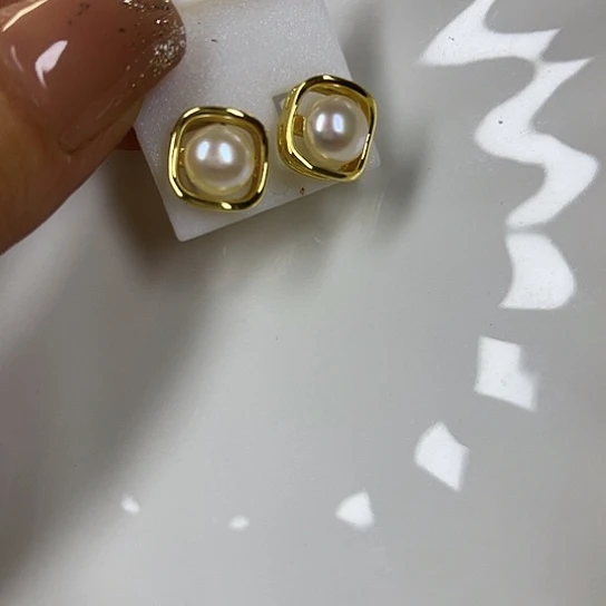 淡水珍珠颈饰银S925镶嵌