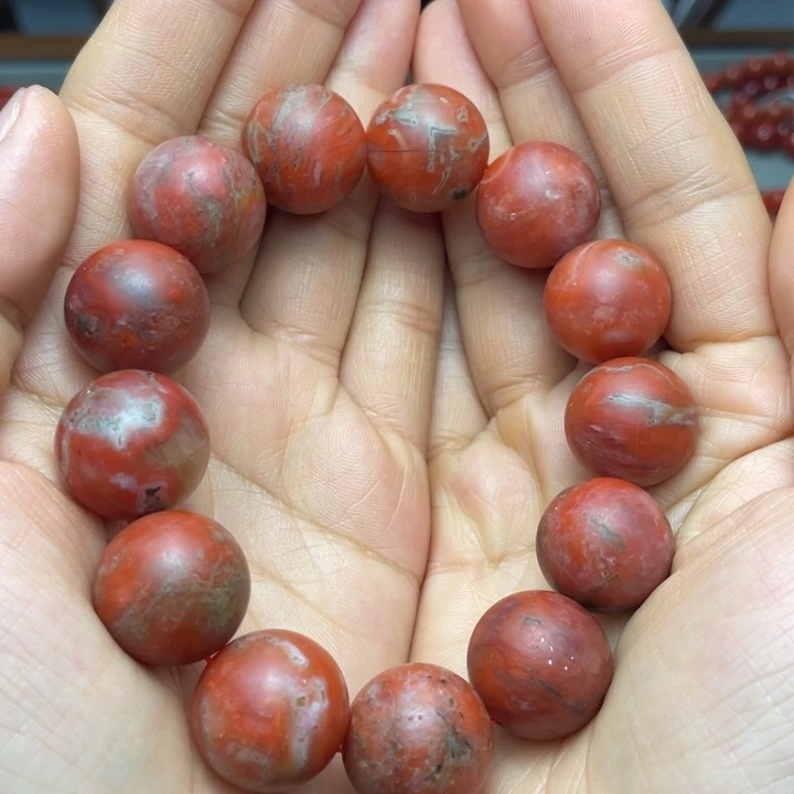 南红玛瑙手串18未镶嵌