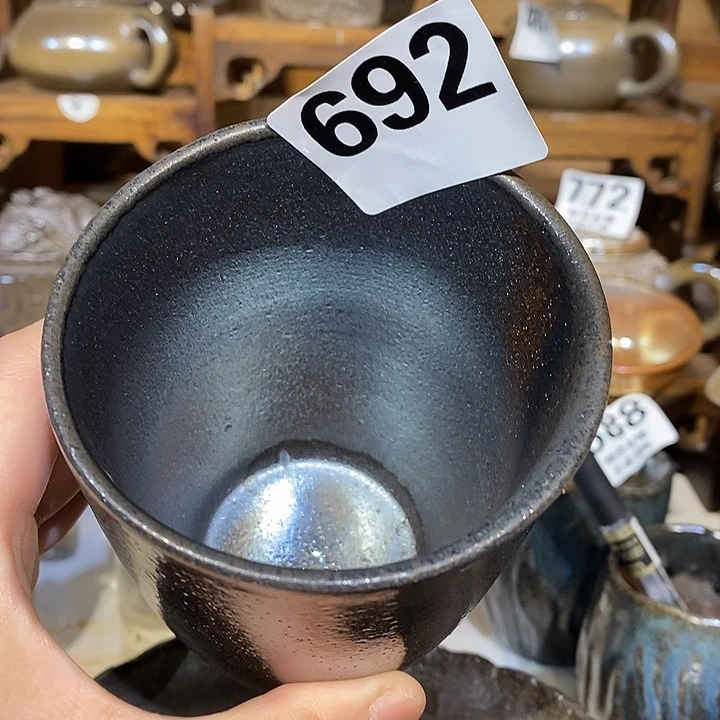 高温柴烧陶泥可乐杯