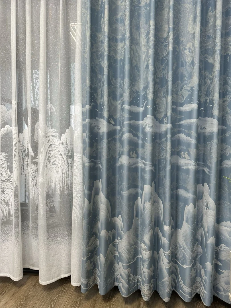 定制窗帘新中式风格