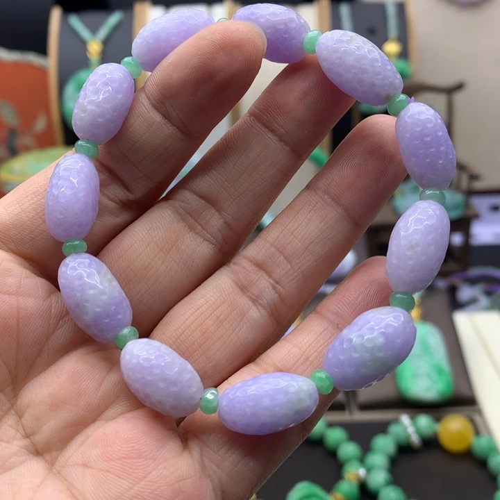 翡翠未镶嵌手链翡翠手链