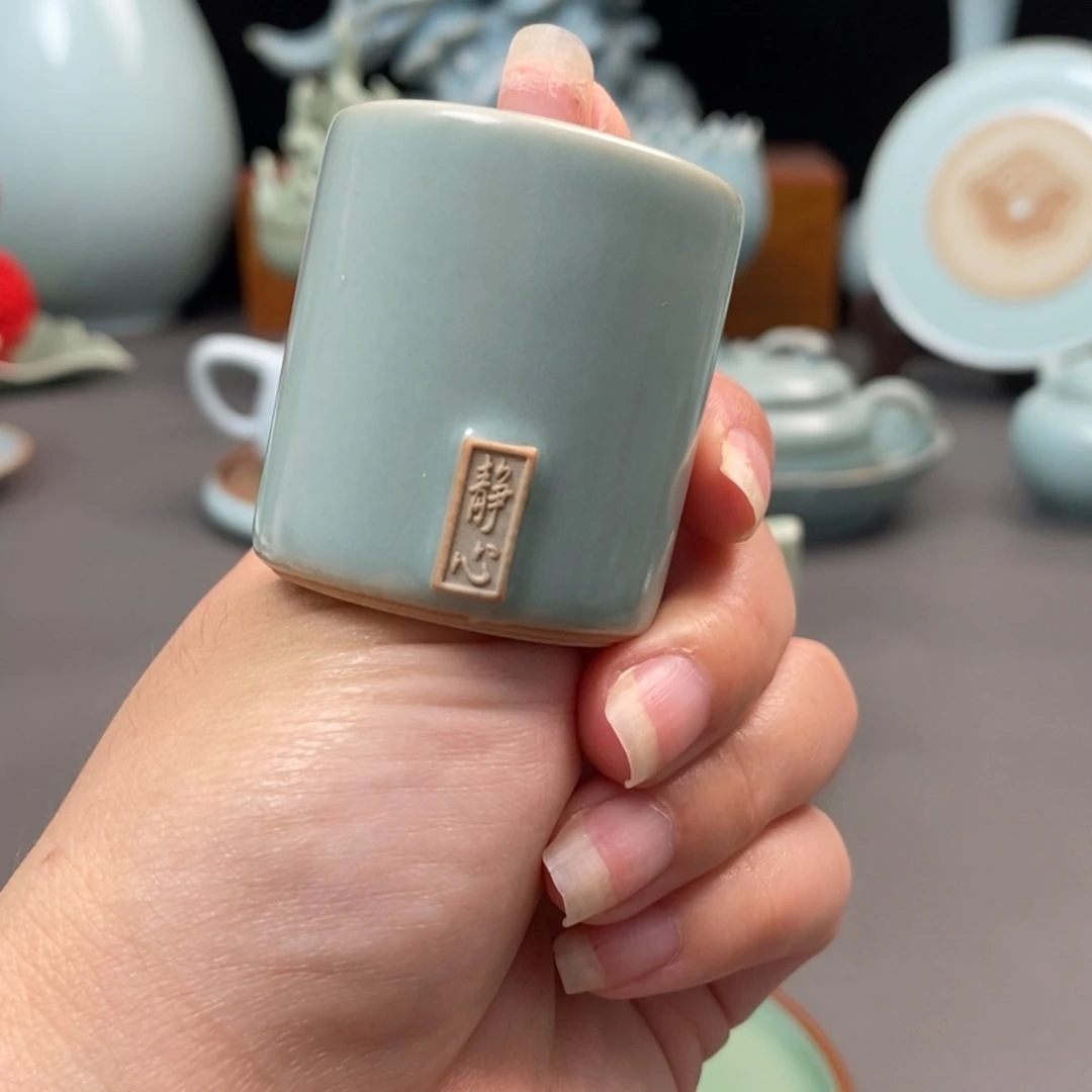 瓷片扳指盖置不开片全手工