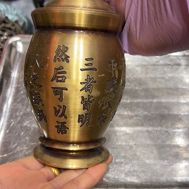 田***_微瑕疵黄铜摆件工艺品