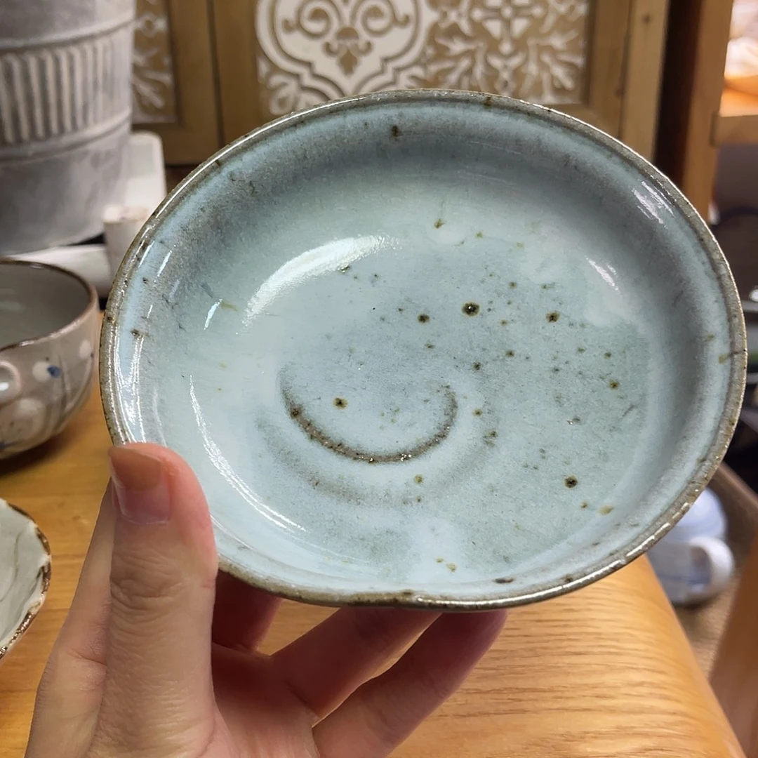 瓷片橘吉窑变芝麻釉异形钵子29