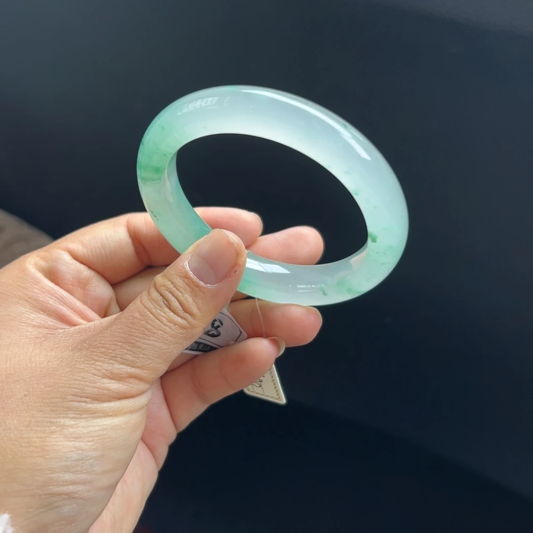 石英质玉未镶嵌手镯非洲翠5455