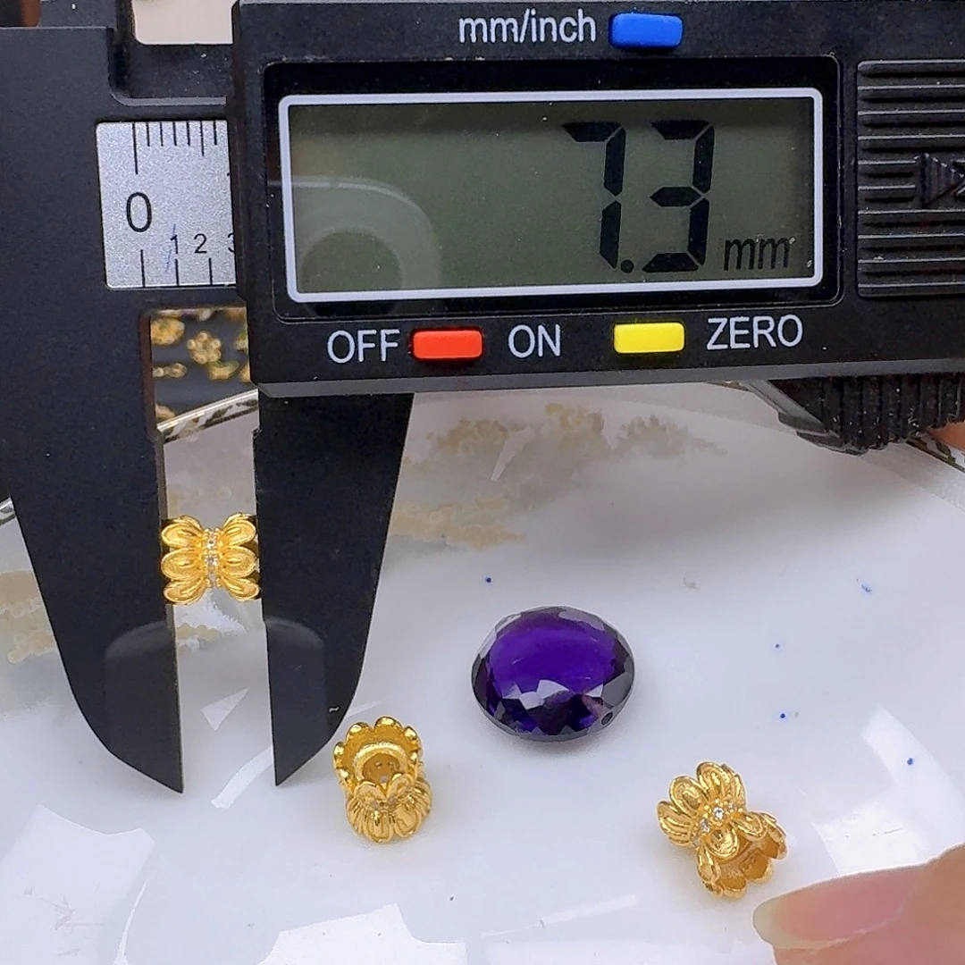 银S925镶嵌颈饰紫晶紫水晶925镶嵌66