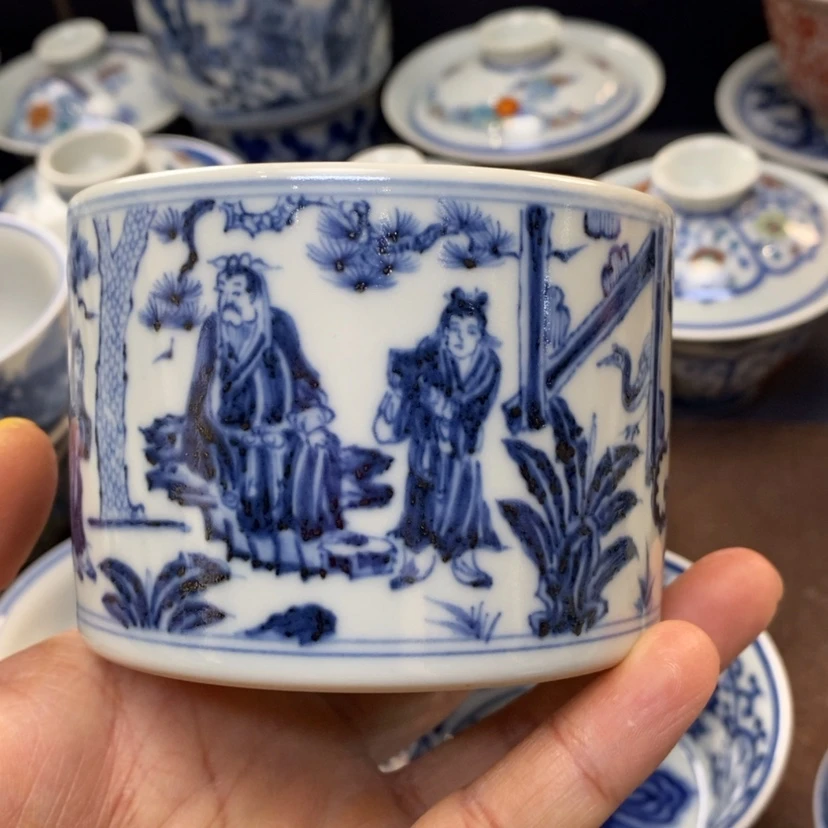 【闪购商品】景德镇青花主人杯