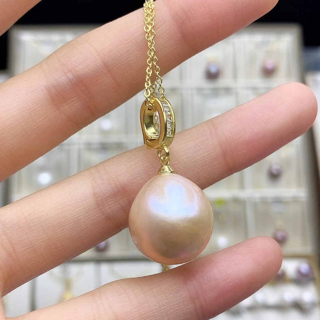 淡水珍珠颈饰合金