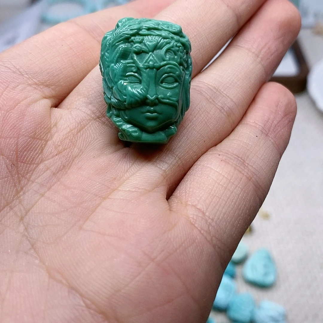 【闪购商品】未镶嵌绿松石 345淡*