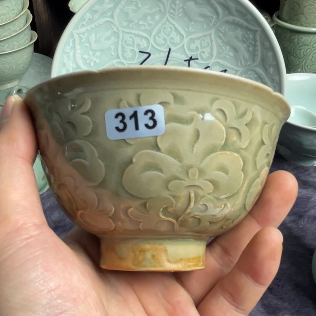 瓷仿古 313 号牡丹碗